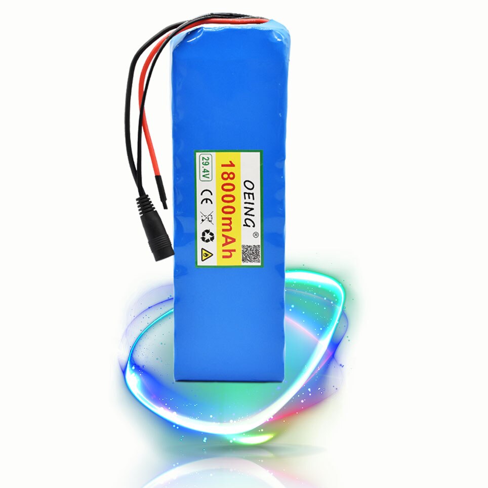Nouvelle batterie Li-ion 7S3P originale de 29.4V 15Ah avec BMS équilibré de 18ah pour vélo électrique Scooter fauteuil roulant électrique