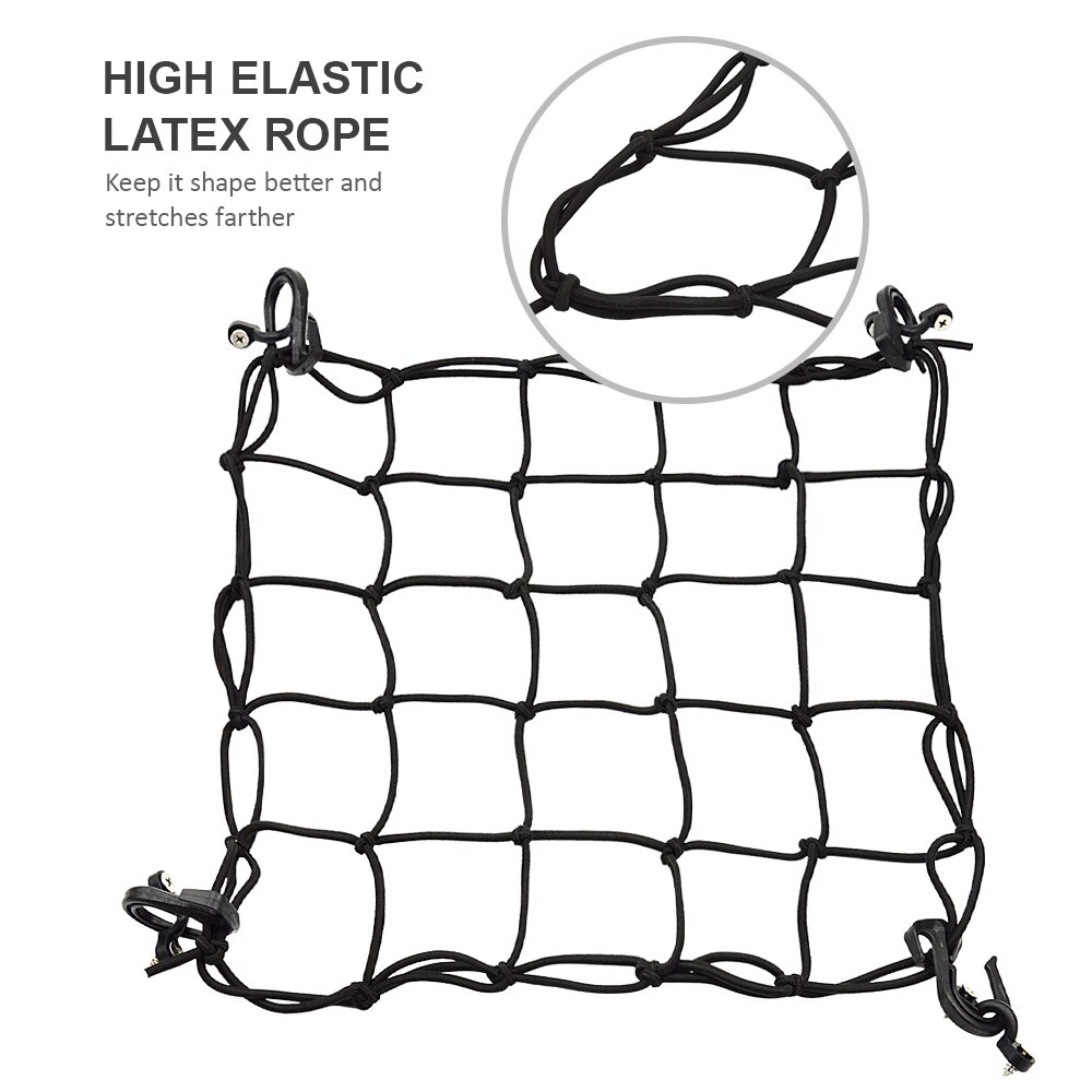 Kayak Deck Cargo Net with Hooks Pad Eye Board Bungee Net For Canoe Marine Boat Kayak Accessories