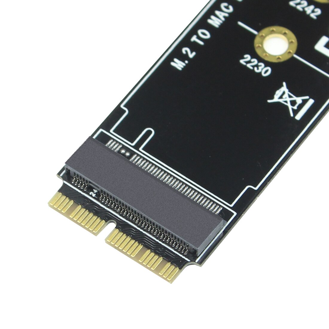M key M.2 for NGFF PCIe AHCI M2 SSD Adapter Card for 2230-2280 Adapter For MACBOOK Air A1465 A1466 Pro A1398