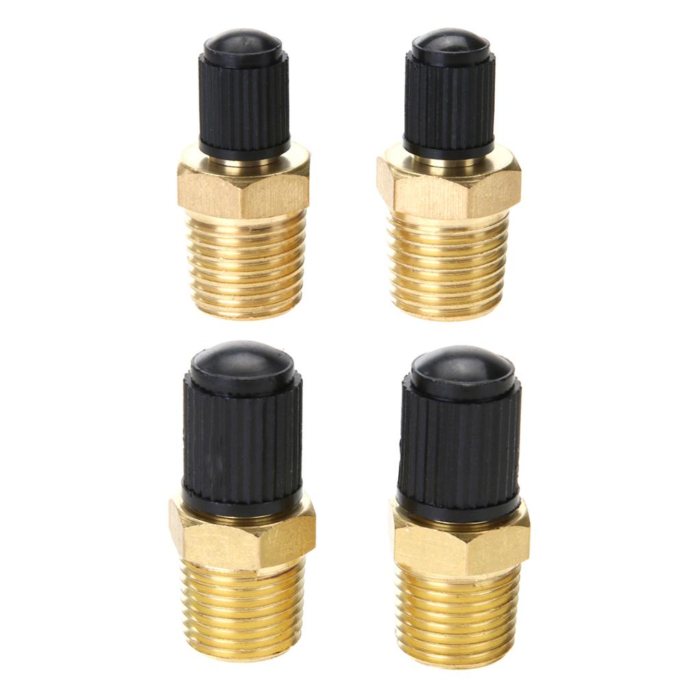 2pcs 1/8in Brass Tire Tyre Air Compressor Tank Fill Valves for Dunlop Valve Car Accessories
