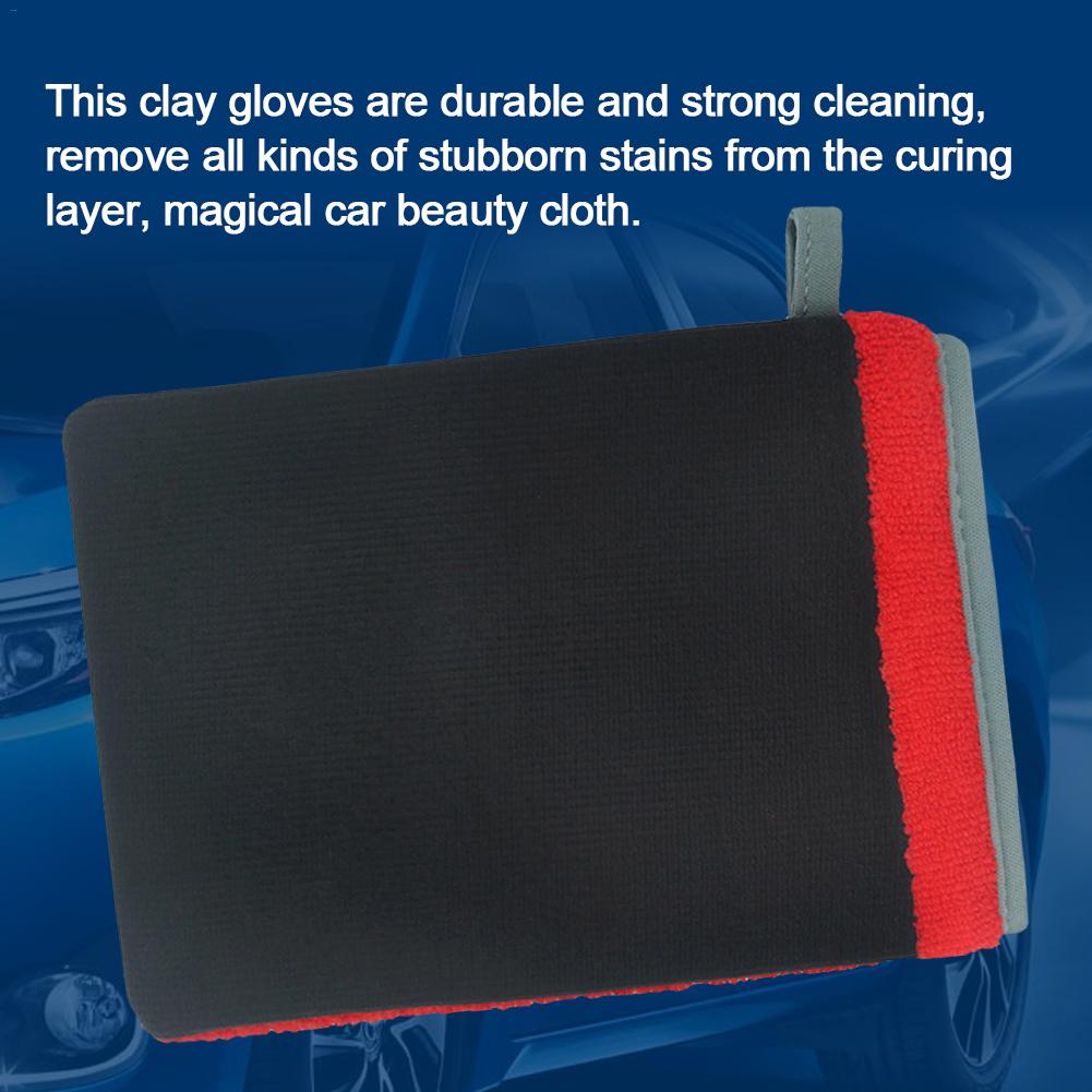 Car Detailing Bar Alternative Novel Detailing Tool Kit Auto Care Fine Grade Clay Bar Mitt Surface Prep Finish Wash Eraser Mitt