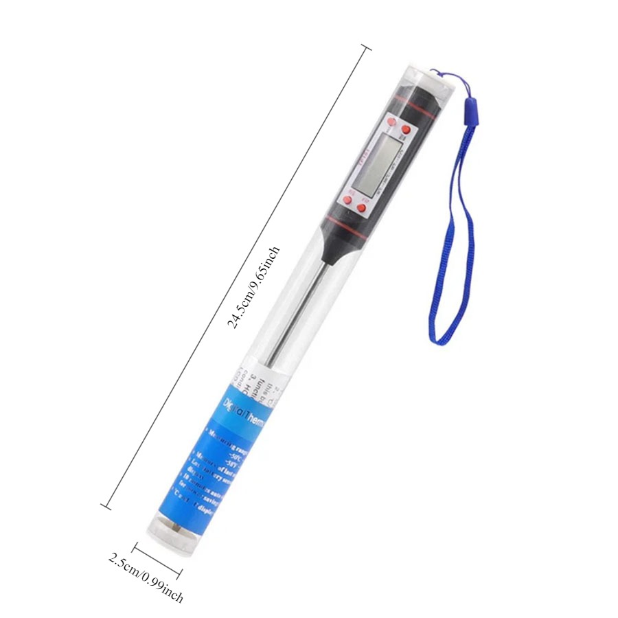 Voedselthermometer TP300 Keukenthermometer Elektronische BBQ-oventemperatuurmeter voor vlees Water Melk Kooksonde Keukengereedschap: Default Title