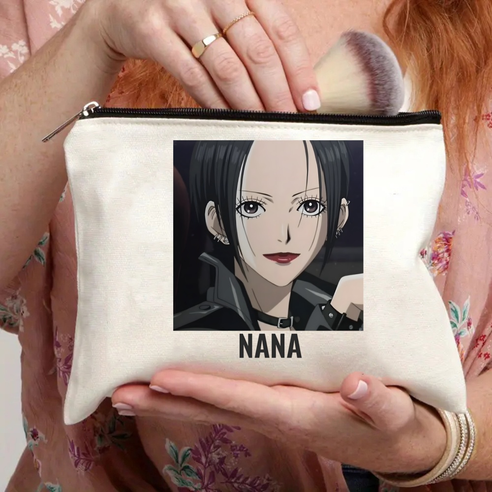 Black Stones NANA Osaki Japanese Anime Tote Set - Women's Spacious Shoulder Bag with Easy Access & Matching Clutch Pouch