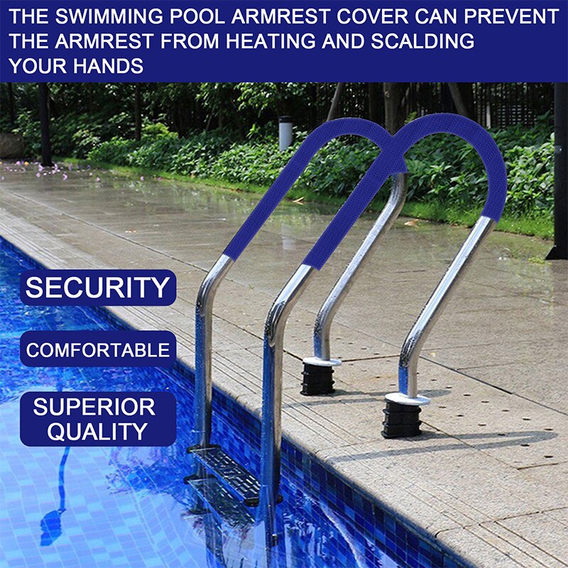 Zwembad Ladder Stap Hand Rail Cover Zwembad Grips Cover Hand Anti-Slip Mouw Rail Cover Protector