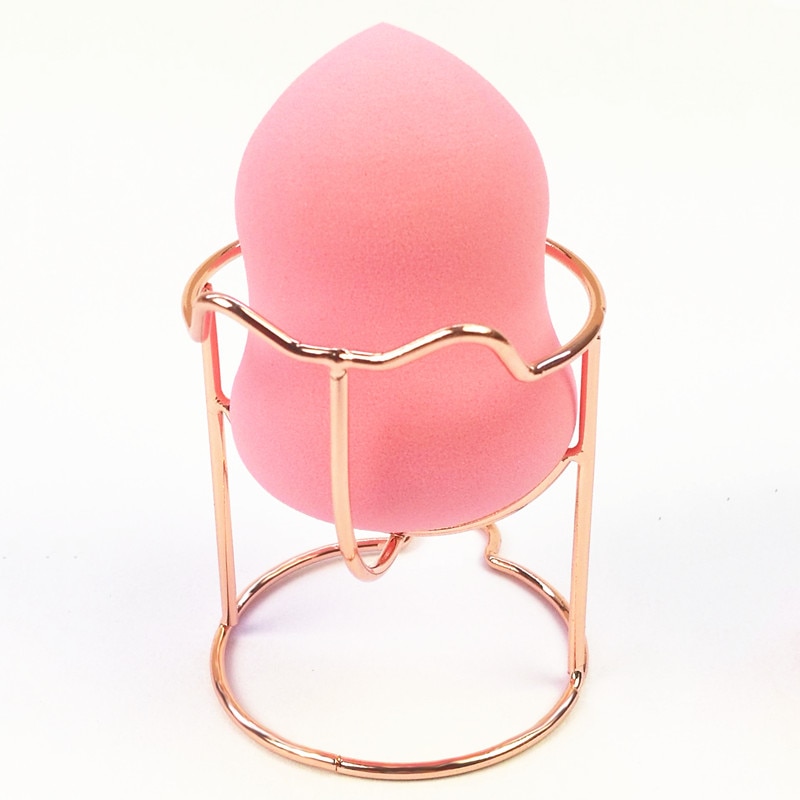 1pc sminke svamp kalebass pulver puff stativ egg pulver puff brakett boks tørketrommel arrangør skjønnhet hylle holder verktøy
