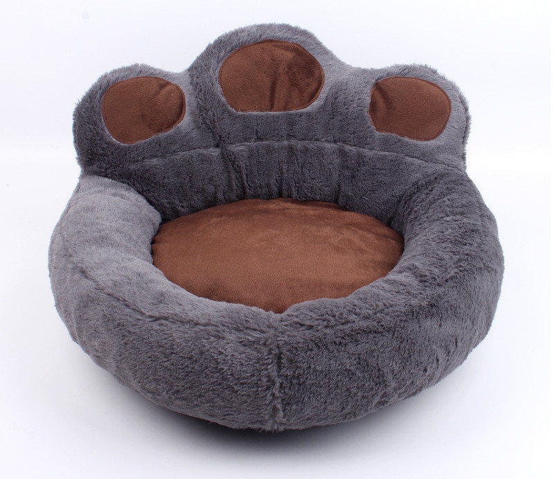 Huisdier Kat Hond Bed Leuke Kat klauw Huisdier Huis warm huisdier Producten Volledig Verwijderbare &amp; Wasbare Zachte Huisdier Kat Huis opvouwbare Hond huis: gray / M