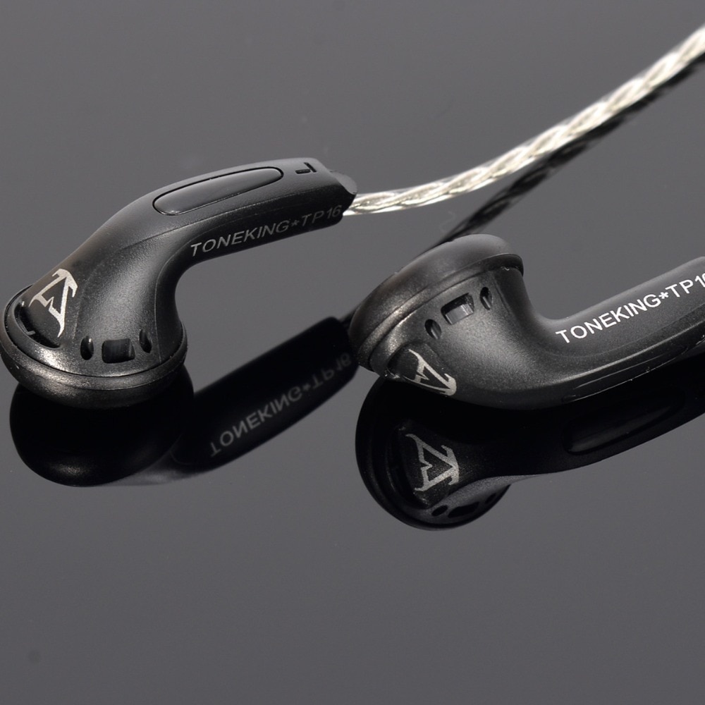 Original toneking  tp16 32 ohm 3.5mm in ear öronsnäcka platt plugg hörsnäcka hörlurar hifi bas headset  pt15\dt6\ zst \st1\bl1\v10