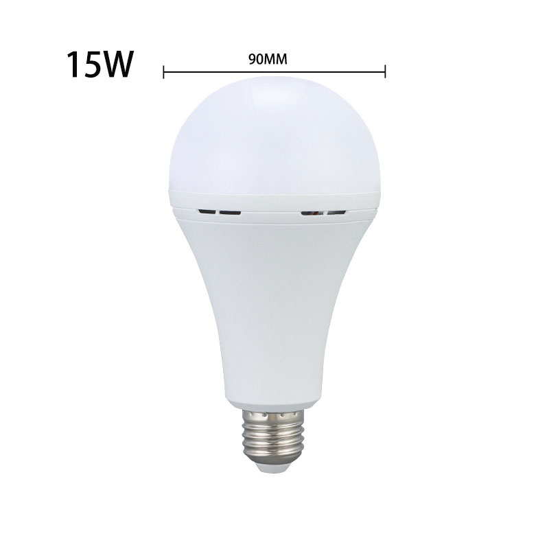 E27 oplaadbare noodlampen, 7w/9w/12w/15w ledlampen,  ac220v noodlampen voor buiten bij stroomuitval: Rood