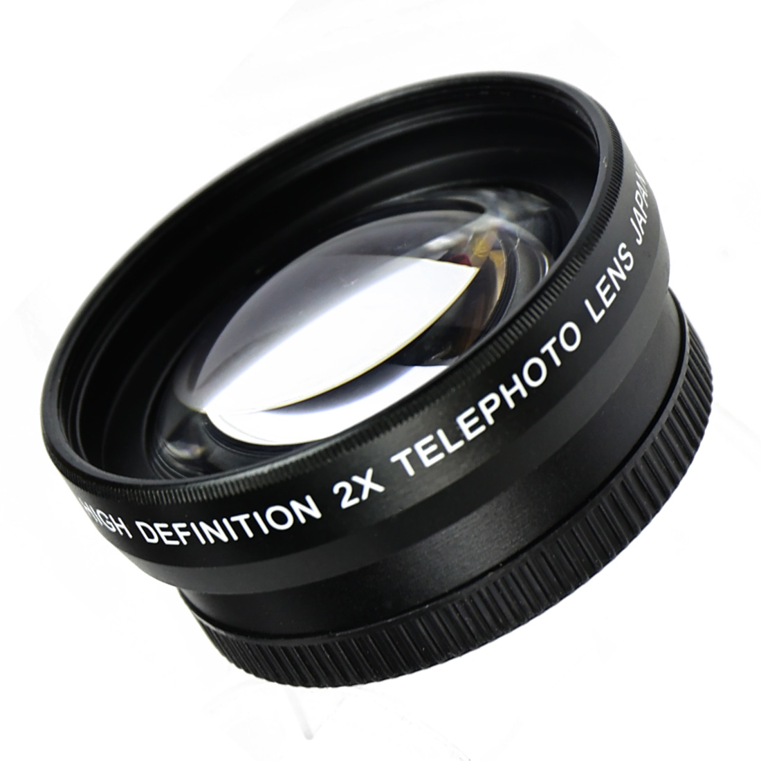 Camera Lens Optische Glas 37Mm 2X/52Mm 2X Vergroting Hd Tele Converter Tele 10X Macro Lens Voor mobiele Mobiele Telefoon Dslr: 52mm 2X Telephoto