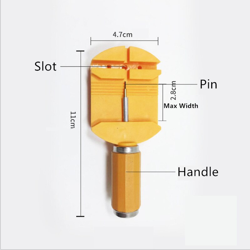 Durable Adjustable Metal Watch Band Stainless Steel Watch Strap Adjustment Tool Metal Bracelet Stretching Watch Accessories