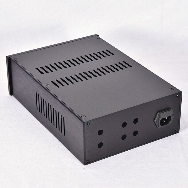 Full aluminum HIFI audio AMP chassis JC229 amplifier enclosure black desktop box DIY case 220 x90 x311MM