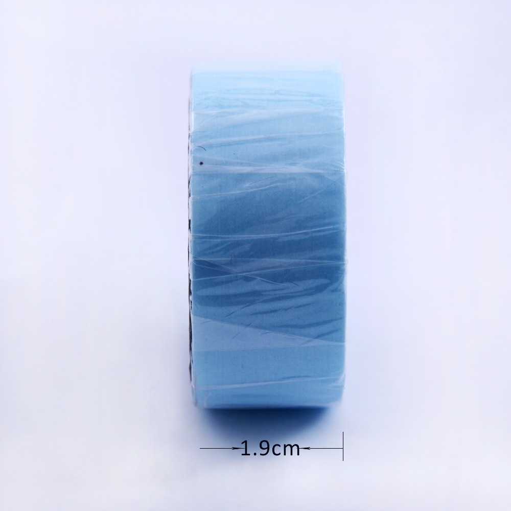 3 yards * 1.9 cm breedte kant voor super Blauwe tape voor toupet en pruik pre-tape hair extensions