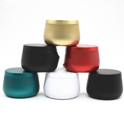 Tarros con tapa para velas, contenedores redondos vacíos de Metal, lata para derretir cera, Kit de fabricación de velas, almacenamiento DIY, 12 paquetes, 120ml, 4oz