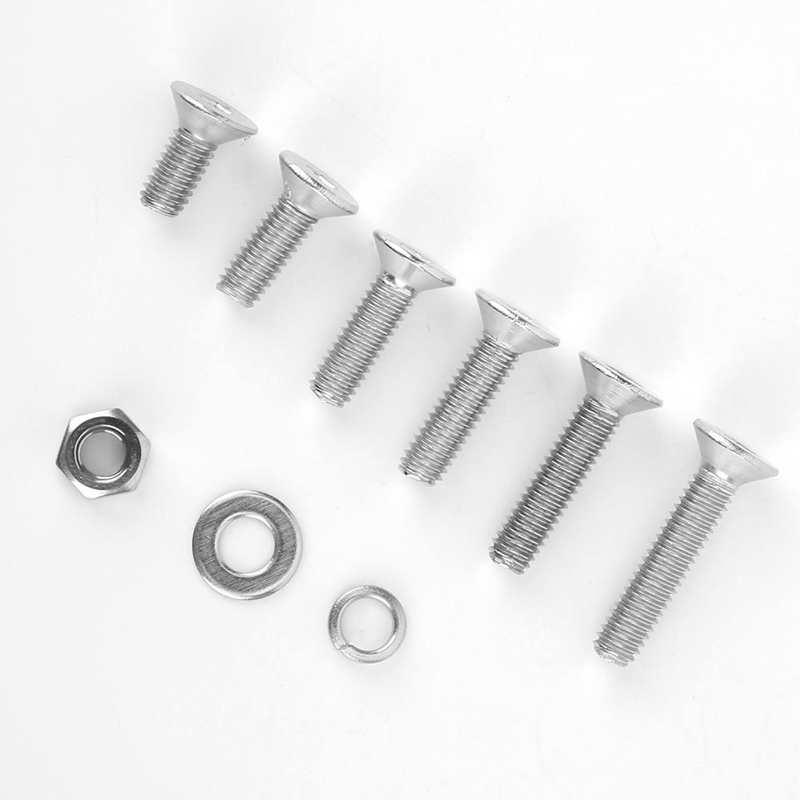 Flat Hex Socket Screw Spring Washer Stainless Steel Wood Fasteners for Electronics Industry Soft Metal