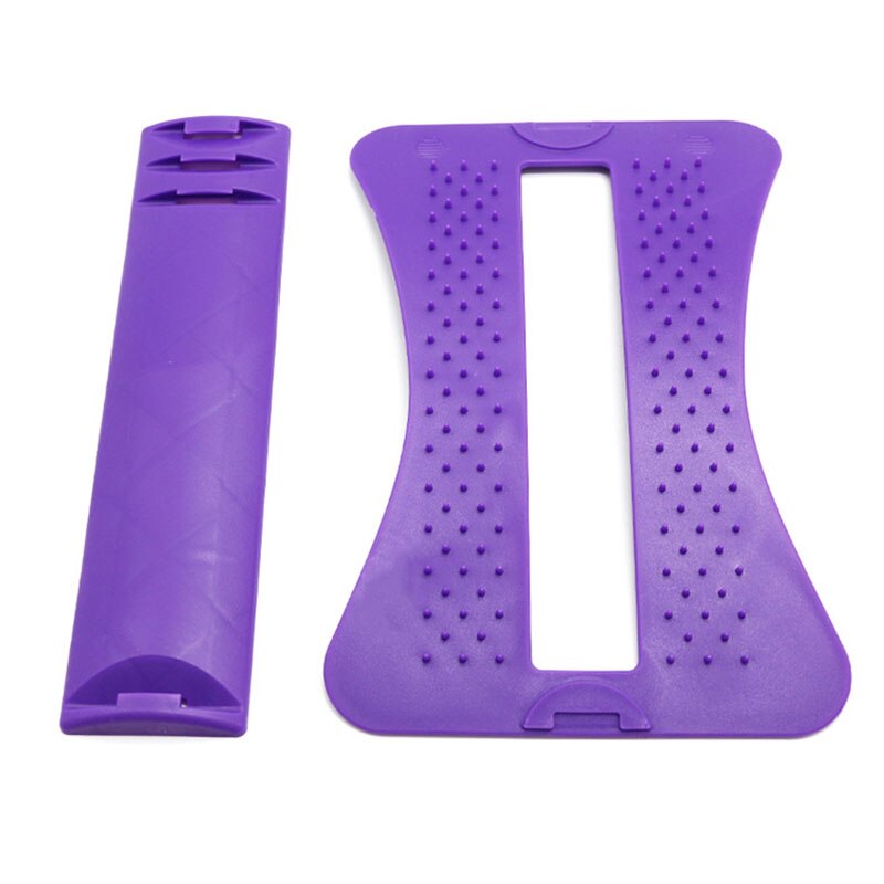 Back Stretch Equipment Massager Stretcher Fitness Lumbar Support Relaxation Spine Pain Relief XD88