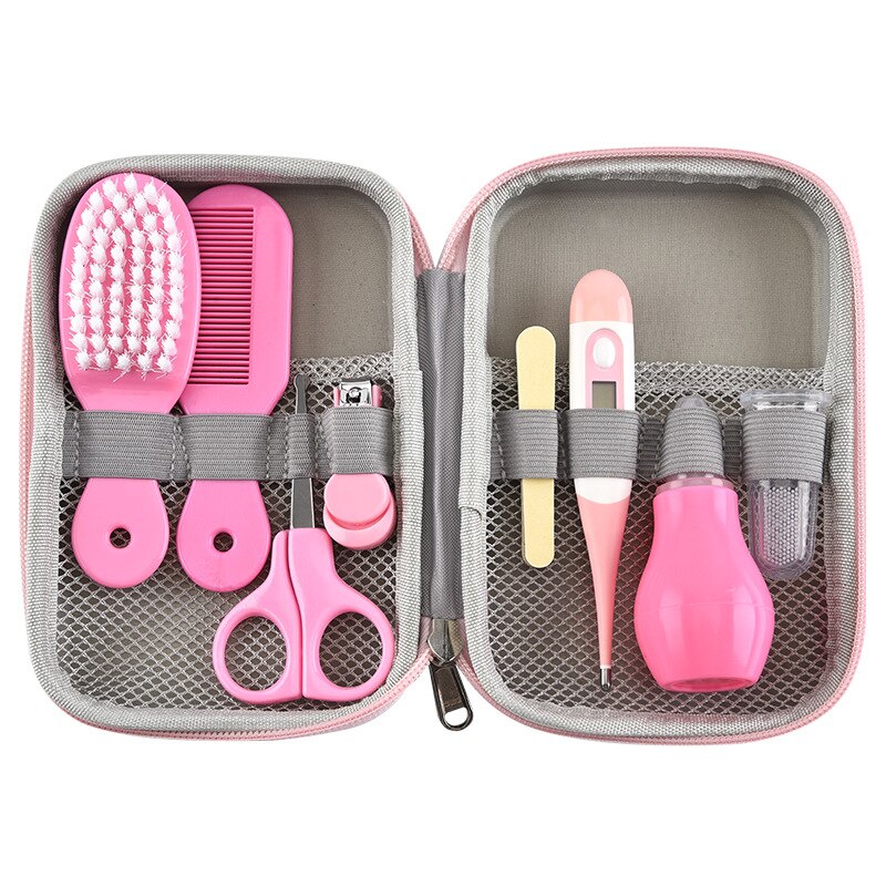 10 Stks/set Baby Nail Trimmer Gezondheidszorg Kit Gezondheidszorg Kit Draagbare Pasgeboren Baby Grooming Kit Nagelknipper Veiligheid Zorg Set: TF154 8PCS