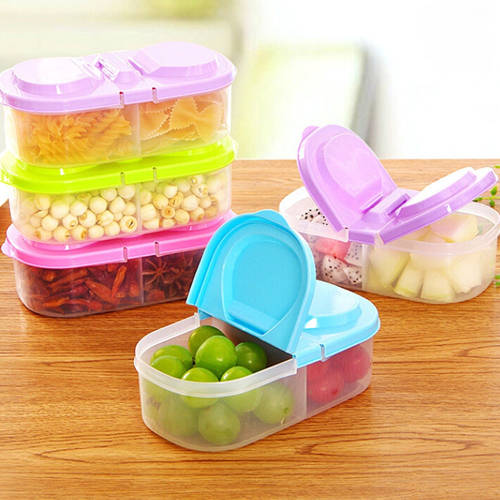 food storage container plastic kitchen storage box Fridge Freezer Space Saver Organization Storage Rack Shelf Kitchen Box