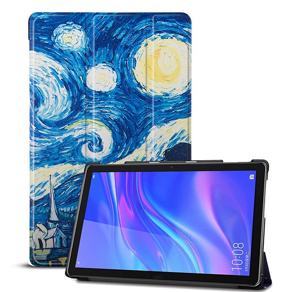 Case for Huawei Mediapad M6 10.8 Tablet Case for Huawei 10.8 PRO SCM-AL09/W09 Folio Stand Sleep Cover Shockproof Shell: Staring sky