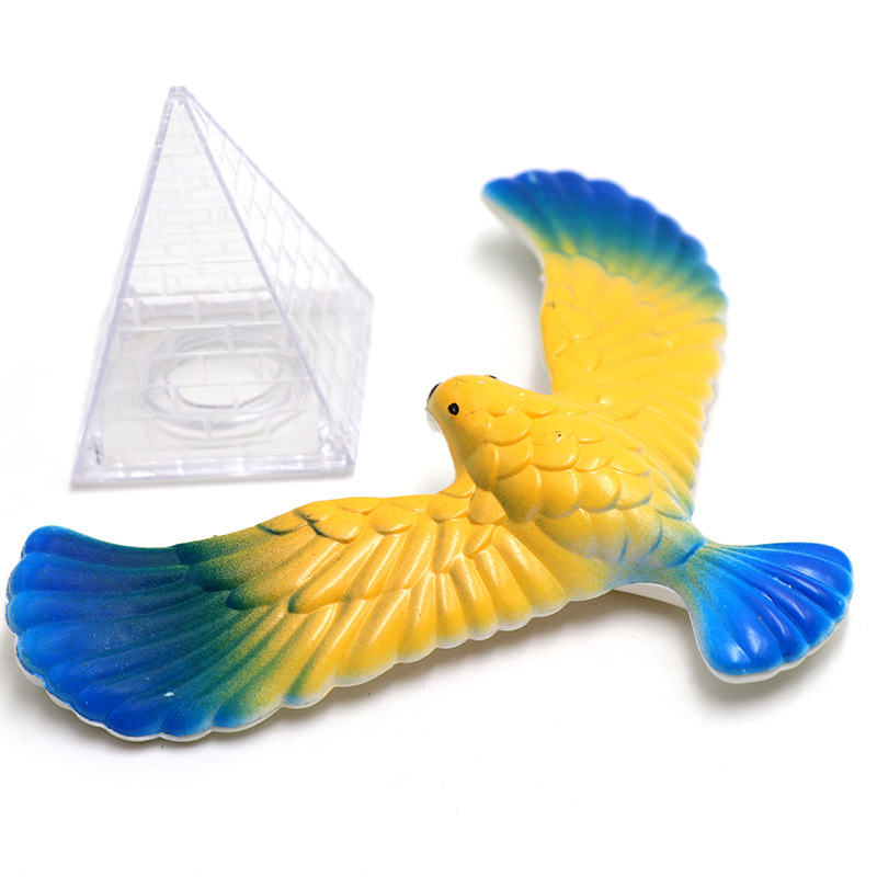 Jouet de bureau éducatif et amusant pour enfants, oiseau d&#39;équilibre magique, aigle, nouveauté, d&#39;apprentissage amusant, avec support en pyramide: Default Title