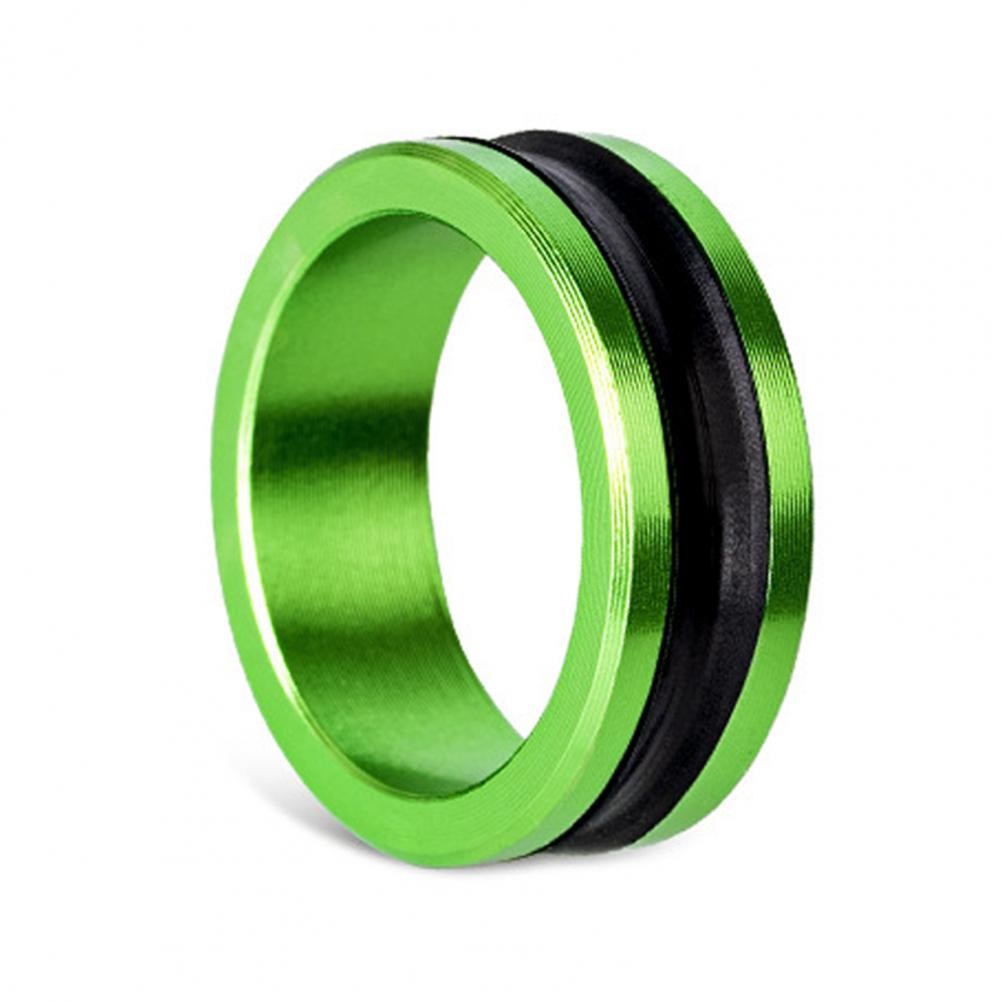 Extractor de sedal de pesca, anillo de goma antideslizante, bucle de tracción de línea portátil, herramienta de aparejos de pesca de aleación de aluminio, 1/2 Uds.: BLANCO