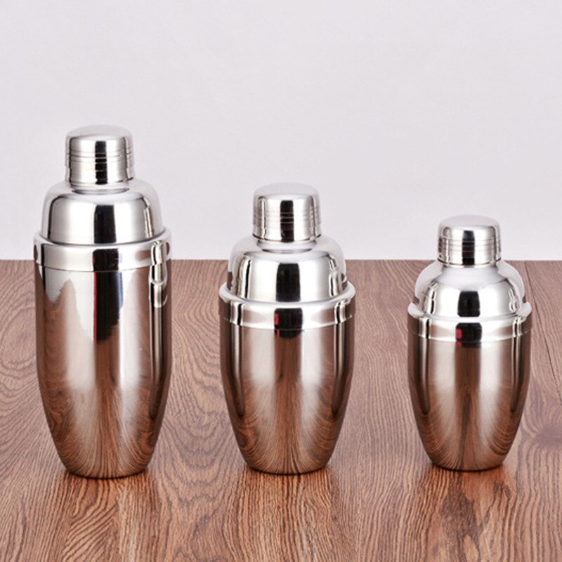 Rustfritt stål cocktail shaker vann øl flaske vinholder blandebatteri beholder barware drinkware fest hjemme bar tilbehør verktøy