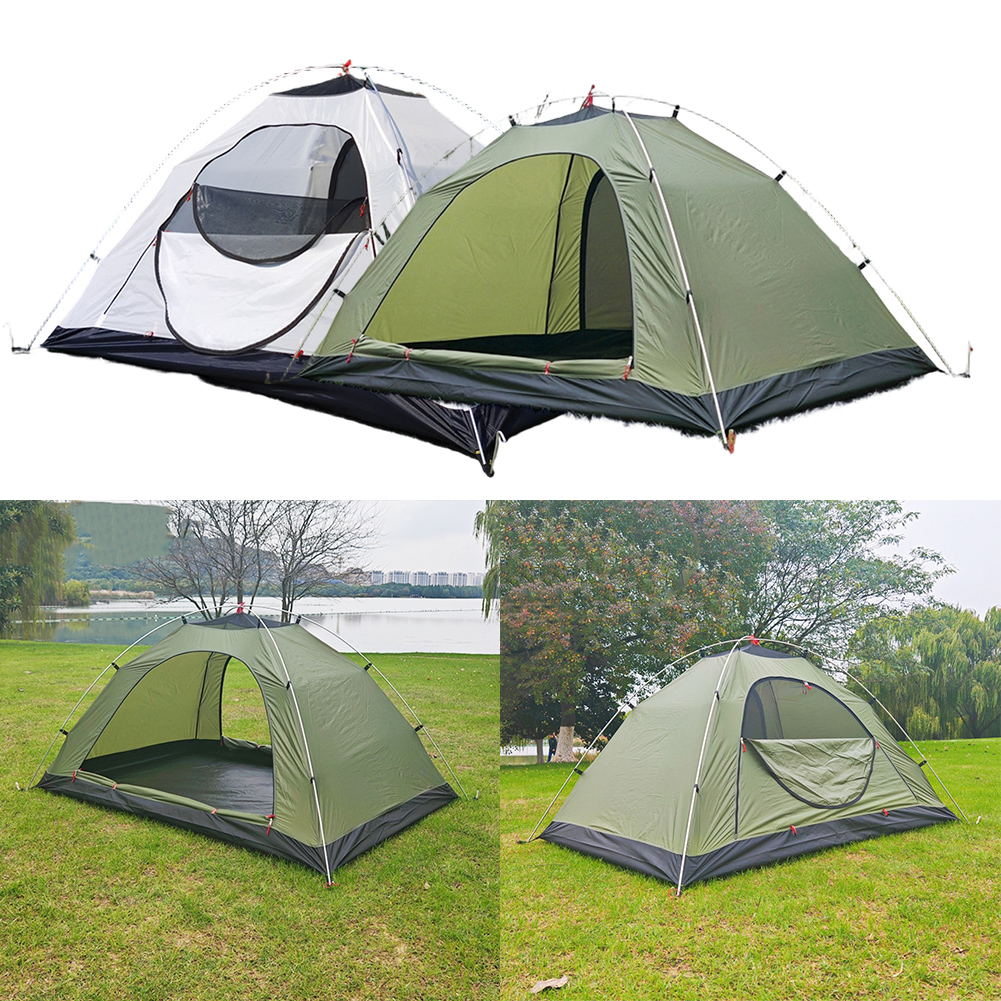 Camping Trip Lightweight Outdoor Shelter Breathable Mesh Tent Camping Gear Aluminum Pole Tent Compact Storage Easy Setup