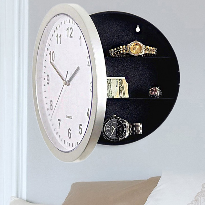 Lagerung Uhr sicher Tarnung Sicher Wanduhr retro Uhr Lagerung Kasten Persönlichkeit Wohnzimmer Uhr Schmuck Lagerung Kasten