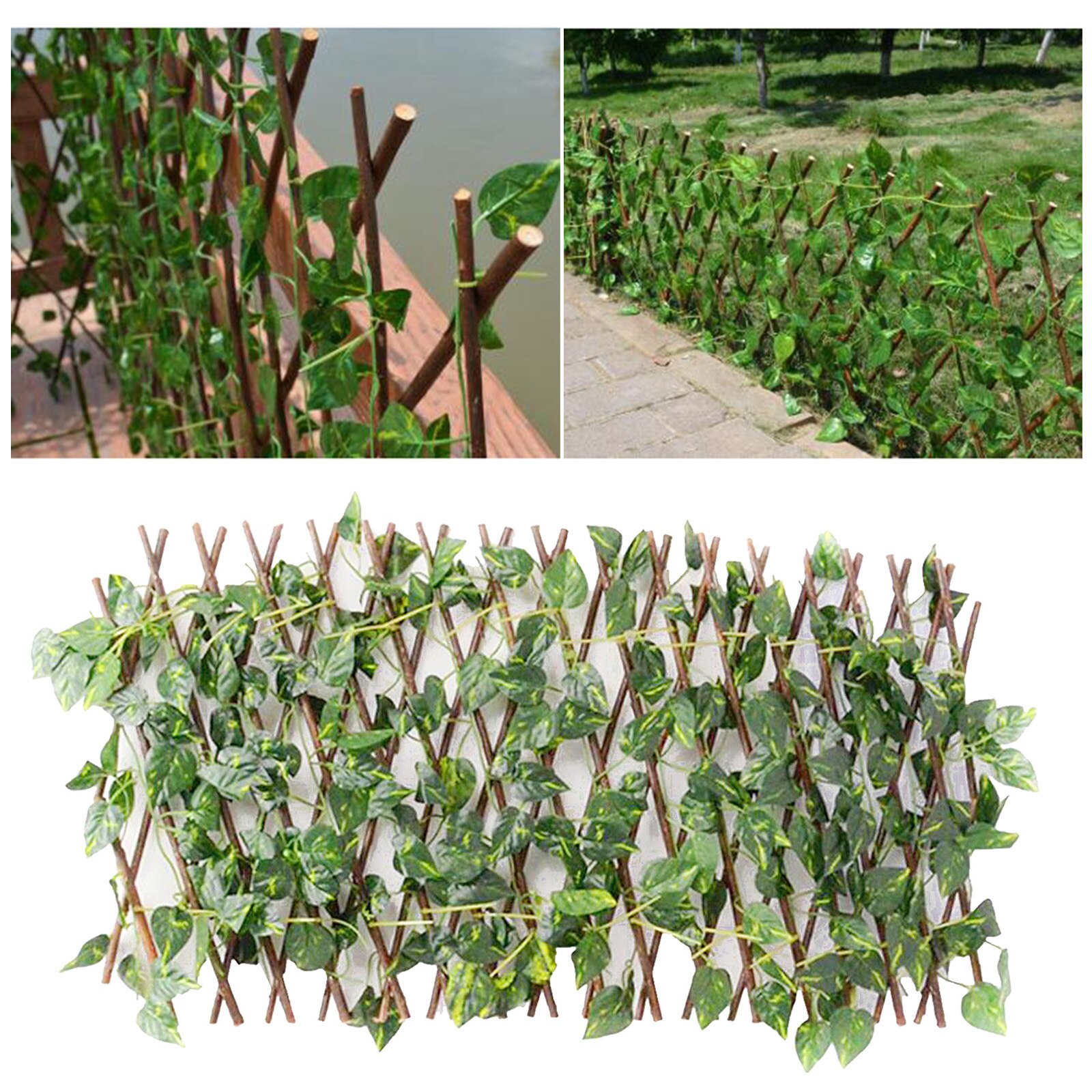 Versenkbare Garten Zaun Spalier Sichtschutz mit Kü... Vicedeal