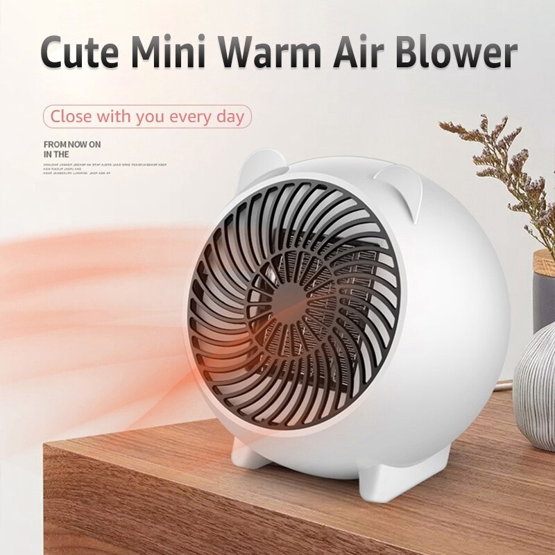 250W Elektrische Keramische Kachel Draagbare Snelle Verwarming Ventilator Voor Office Home Eu Plug