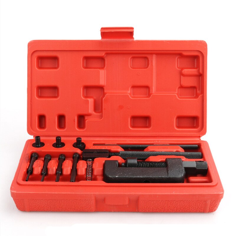13pcs Chain Cutter Klinknagel Tool Set Klinken Breaker ATV Bike Motorcycle Cam Drive