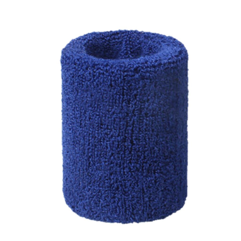 Kleurrijke Sport Zweetband Polsbandjes Katoen Fiber Zweet Wrist Guards Tieners Tennis Hand Band Volleybal Sport Accessoires: C