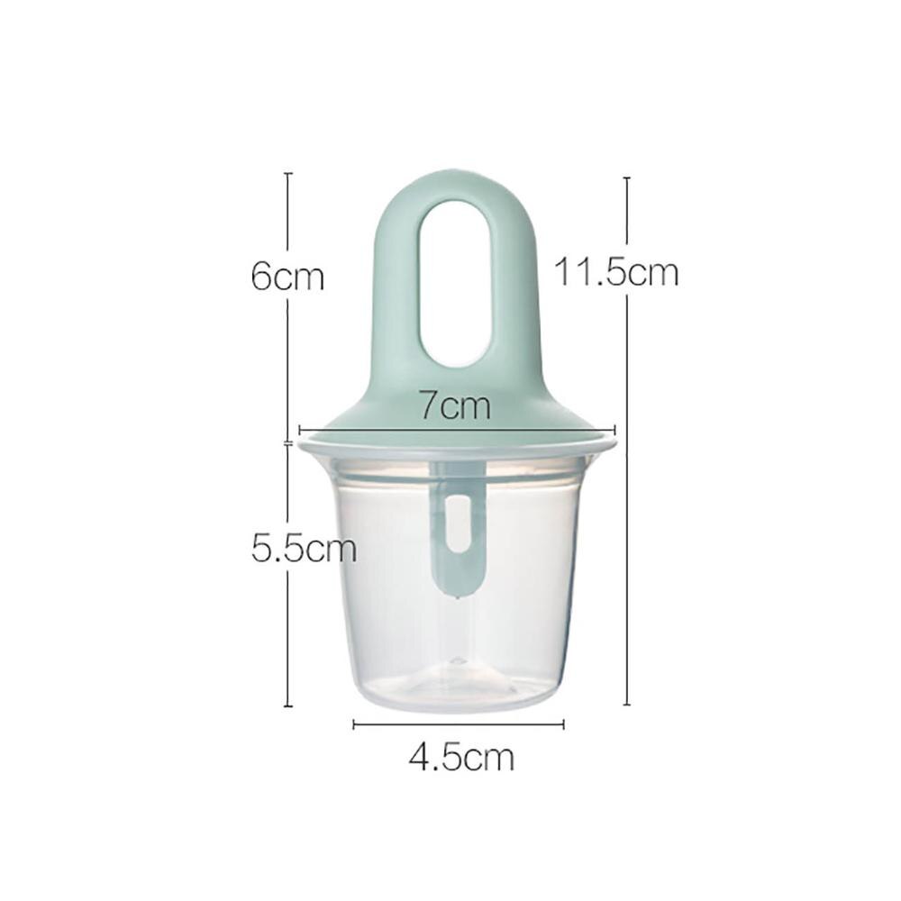Molde redondo para hacer helados, palito de cubitos de hielo, bandeja de hielo casera, funda duradera, herramienta para postres