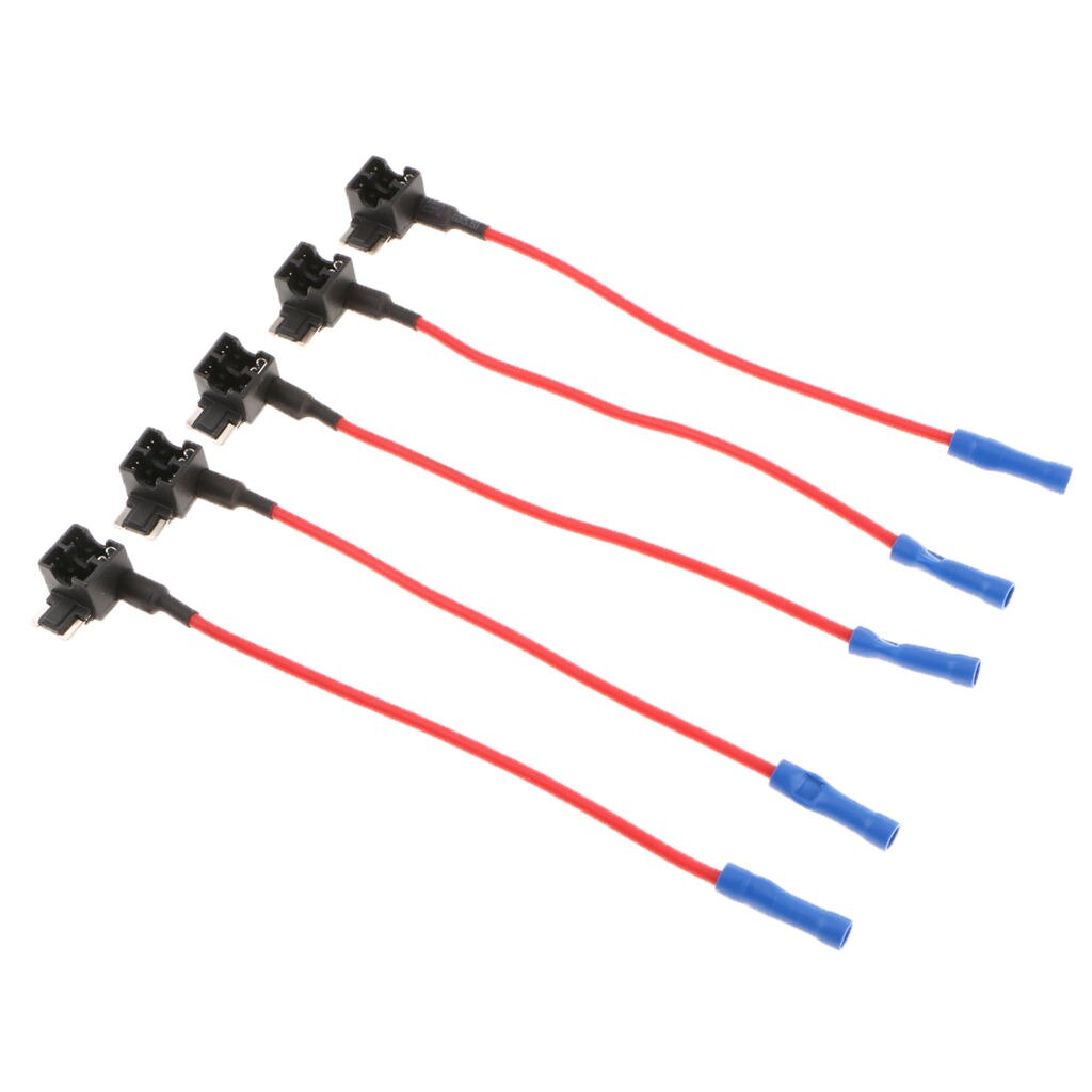 5 Pieces 15A ACN TAP Add-a-circuit Low Profile Mini Blade Style Fuse Holders