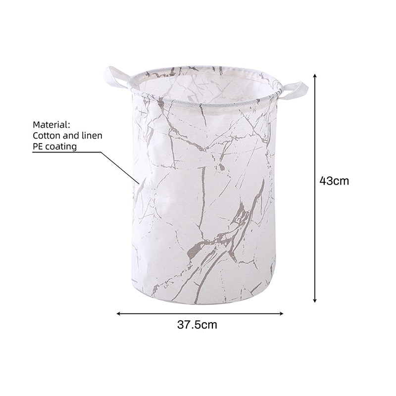 Canvas Waterdichte Wasserij Organisator Mand Grote Capaciteit Wasmand Vuile Kleren Opbergtas Speelgoed Thuis Opslag Bin: G