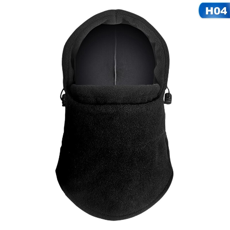 Winter winddichte wandelmutsen heren warme thermische fleece bivakmutsen gezichtsbedekkende mutsen ski fiets motor nekwarmer helm muts: H04