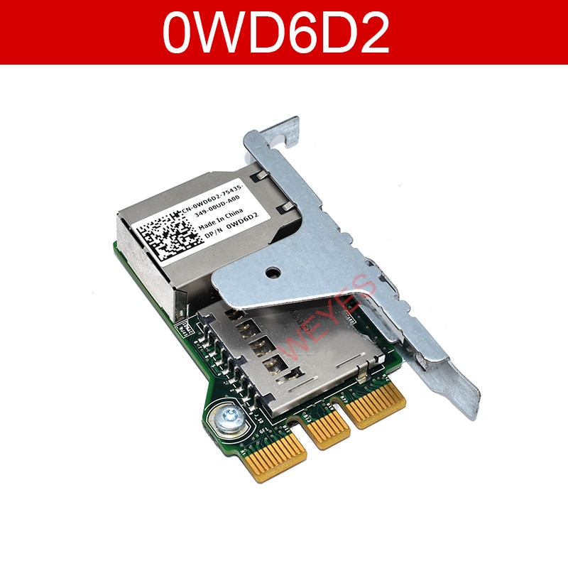 For Dell 2827M 0WD6D2 WD6D2 81RK6 Remote Access Card iDRAC7 Express R320 R420 R520 T320 081RK6