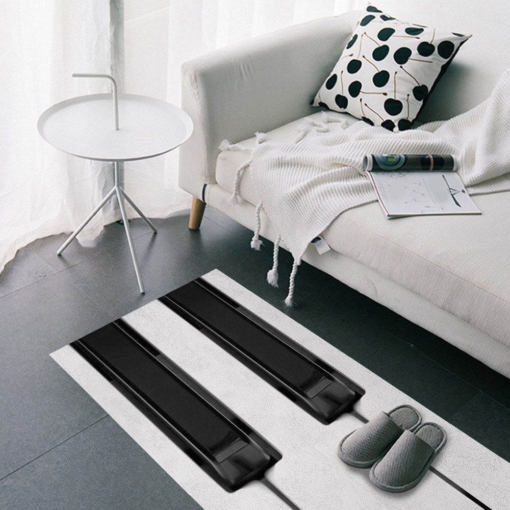 Piano Pattern Non-Slip Stair Stickers Living Room Stairs Floor Decal Staircase Home Wall Stickers Removable Self-Adhesive Sticke