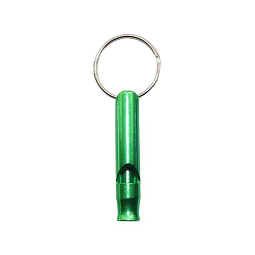 7 Pcs Aluminium Duif Training Fluitje Fluit Draagbare Sleutelhanger Verstelbare Fluitje Alarm Kat Hond Training Fluitje: green