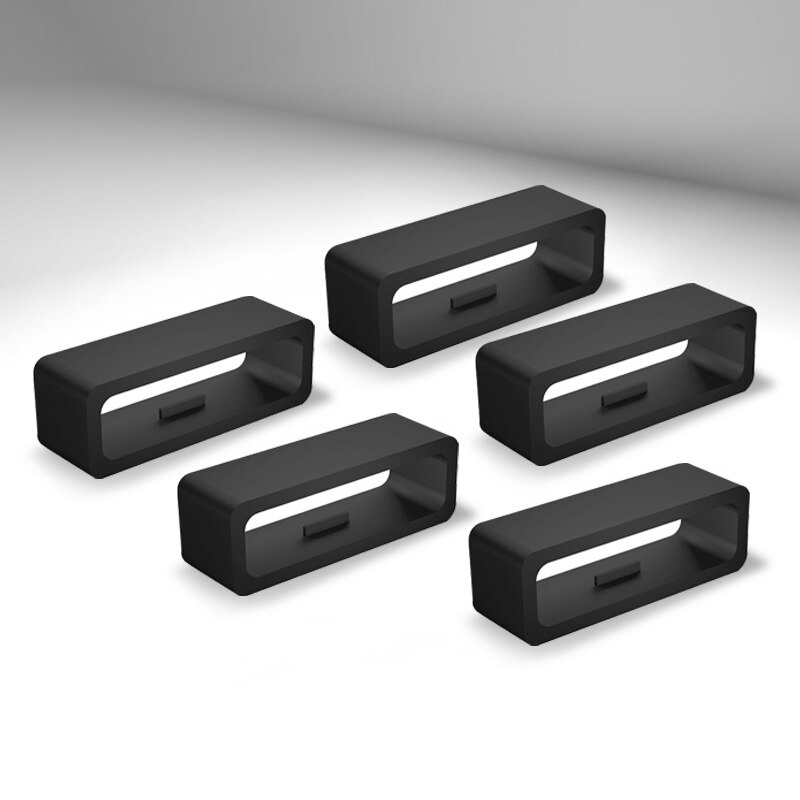 5Pc Siliconen Band Keeper 18Mm 20Mm 22Mm 24Mm Band Rubber Loop Ring Rubber Horloge Bands accessoires Houder Locker