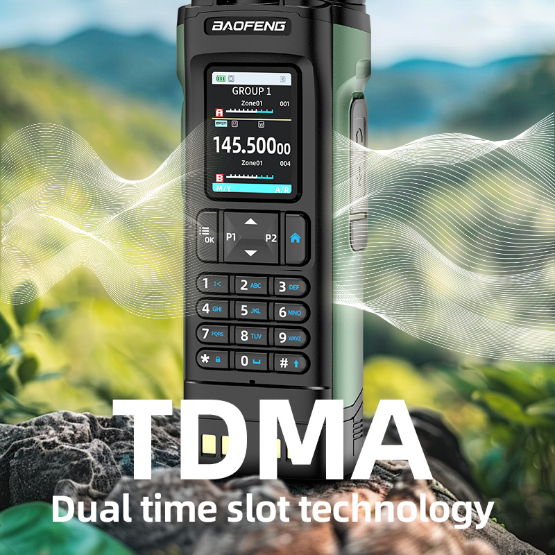 Neues BAOFENG UV-32 Walkie Talkie GPS 10W Bluetooth APP Programmierung Multi Band Wireless Kopierfrequenz Typ-C UV32 Ham 2-Wege-Radio