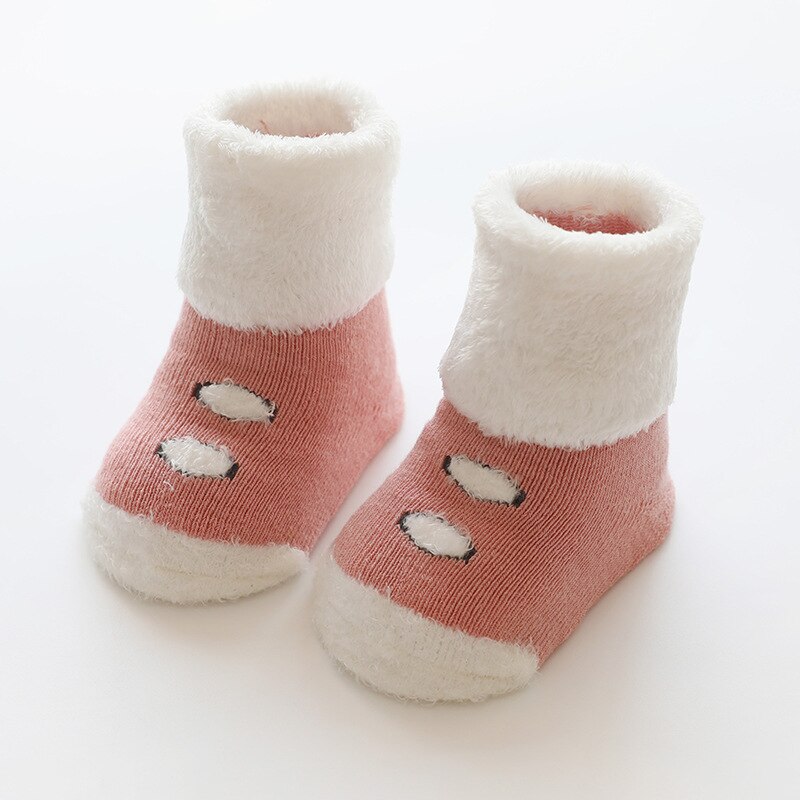 Calcetines para bebé recién nacido, calcetín de algodón para niño, 0-3T: Dark Pink Sock / M(1-3Years old)
