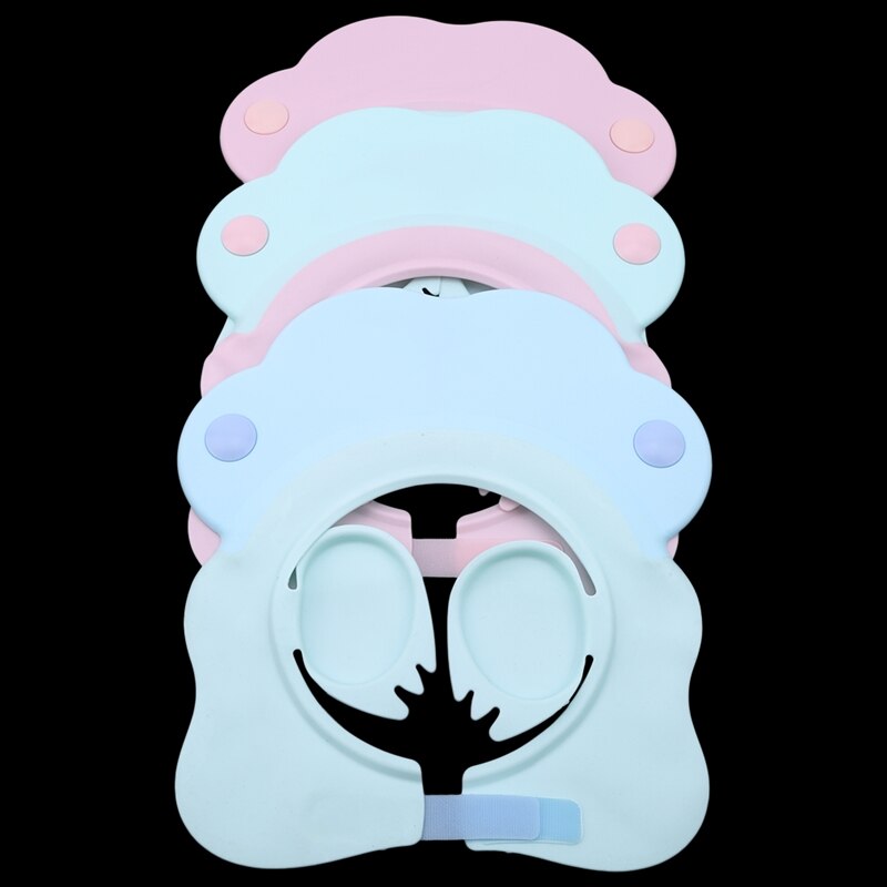 Børnehætte baby shower kasketter shampoo cap vask hår justerbar skjold vandtæt høreværn børn hatte spædbarn