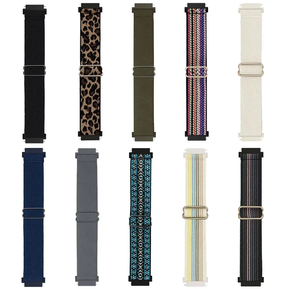 20 x 22mm rem til suunto 5 / 9 peak pro dlc-rem suunto race s/vertical/ocean smartwatch-armbånd flettet nylonrem korrea