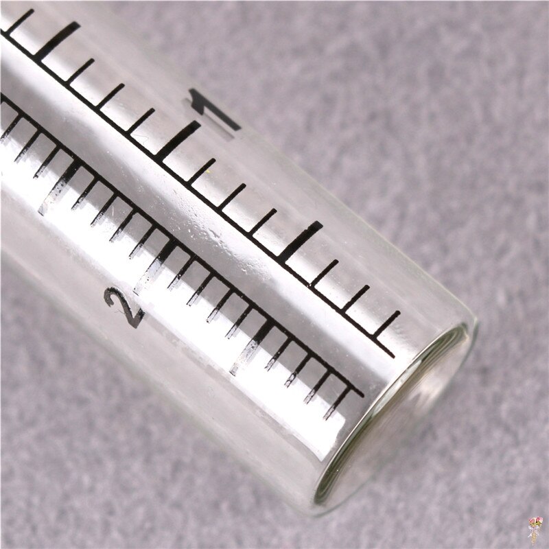 1Pc Glass Rain Gauge Replacement Tube For Laboratory Outdoor Home Garden Yard Supplies 14 X2.2cm