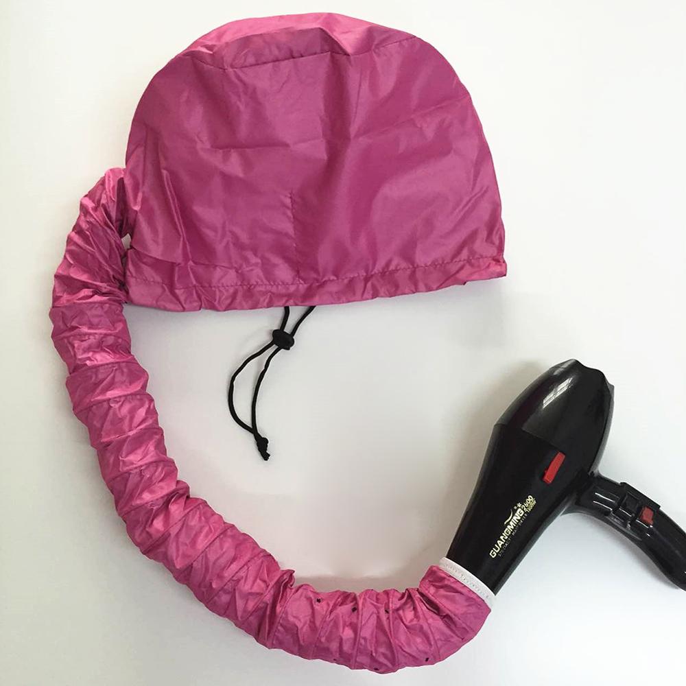Soft Hair Drying Cap Portable Bonnet Hood Hat Womens Blow Dryer Home hairdressing Salon Supply Adjustable Accessory