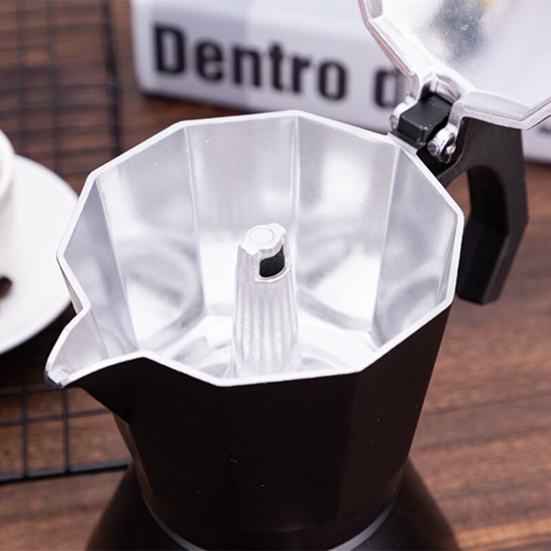 Aluminum Italian mocha coffee pot home electromagnetic coffee machine Italian drip pot pour over coffeemaker turkish coffee pot