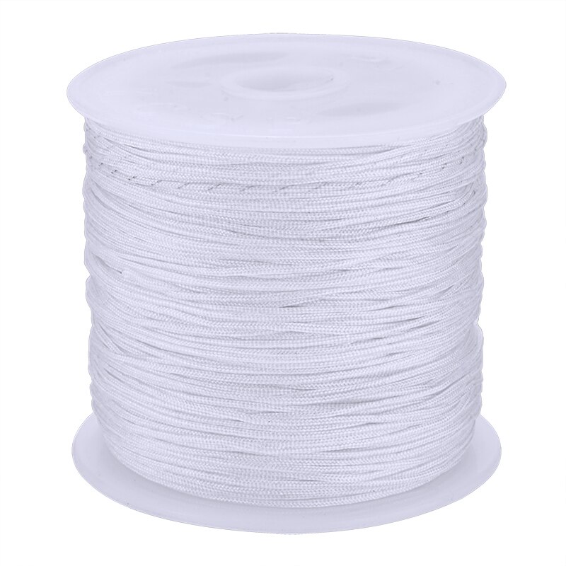 45 M X 0.8 Mm Nylon Koord Discussie Chinese Knoop Koord Macrame Armband Gevlochten Stringdiy Kwasten Kralen Handgemaakte