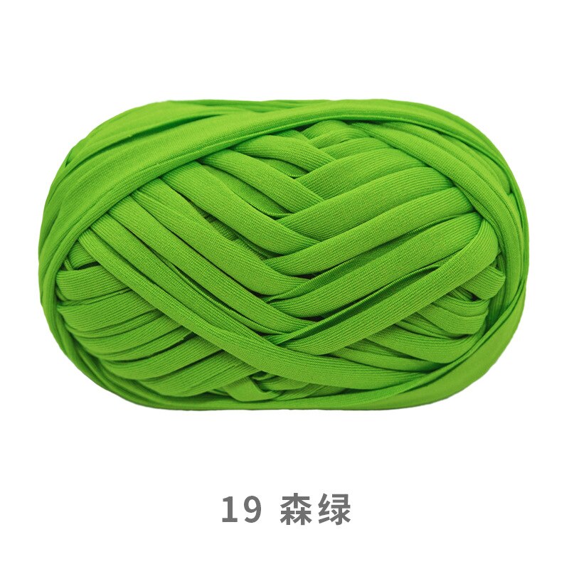 Neemoy100g/ball Colorful Cloth Strip Yarn Hand Knitting Crochet Thread for DIY Handmade Cushion Carpet Line Coarse Yarn: 19 Senlv