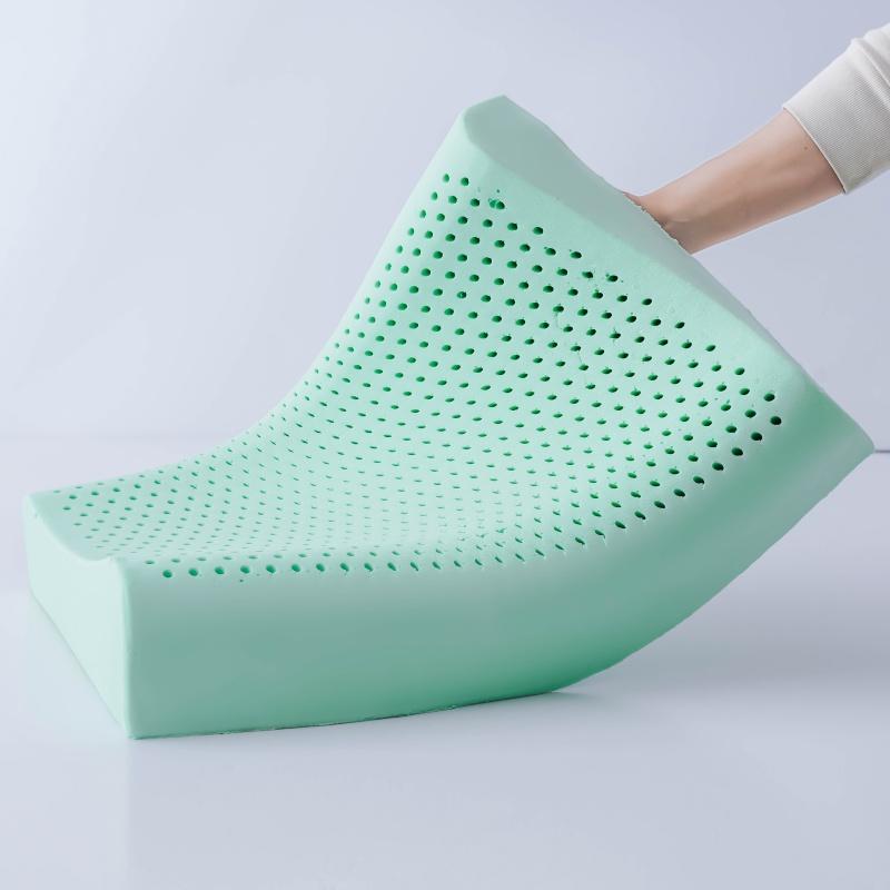 Natural-Latex Pillow Orthopedic Cervical Massage Bed Pillow Release Pressure Sleeping Pillows for Bedroom with Pillowcase