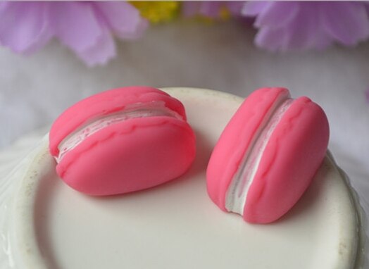 Autocollant réfrigérateur aimants Macaron | 8 pièces/1 ensemble, dessin animé , aimant photo néodyme fort, messages: 8pcs rose Red